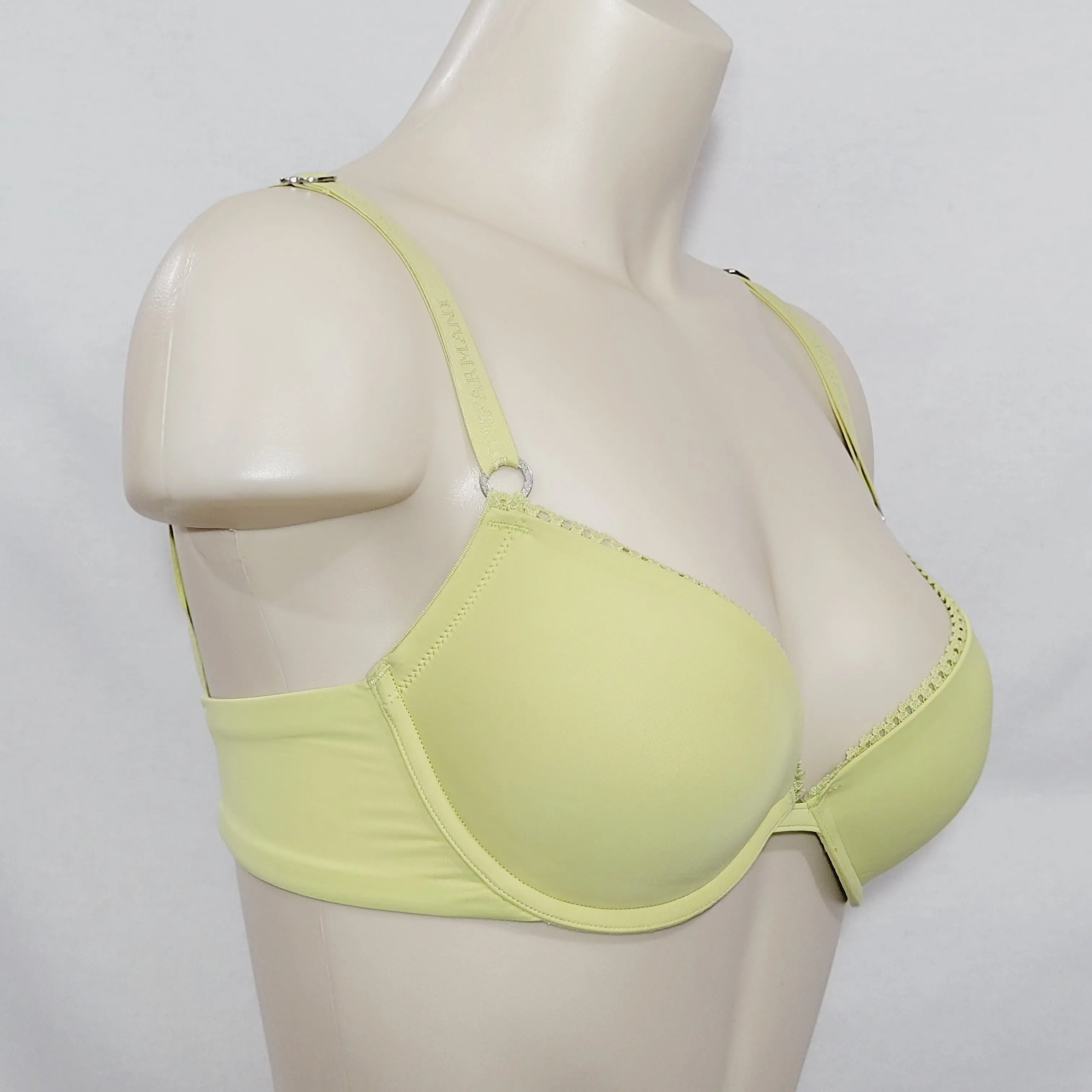 Emporio Armani 162394 Sofia Push Up Underwire Bra 32D Lime Green