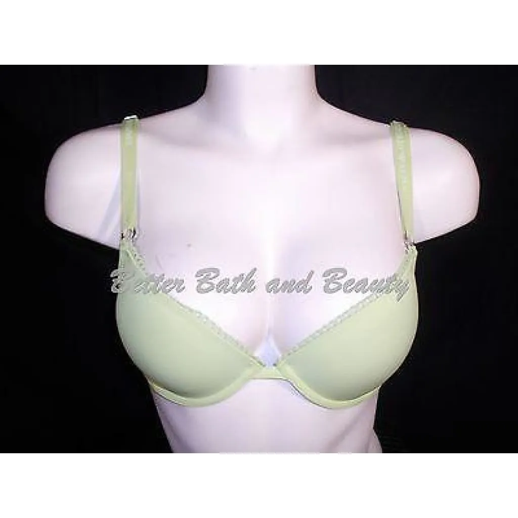 Emporio Armani 162394 Sofia Push Up Underwire Bra 32D Lime Green