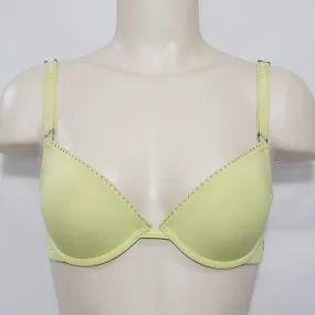 Emporio Armani 162394 Sofia Push Up Underwire Bra 32D Lime Green