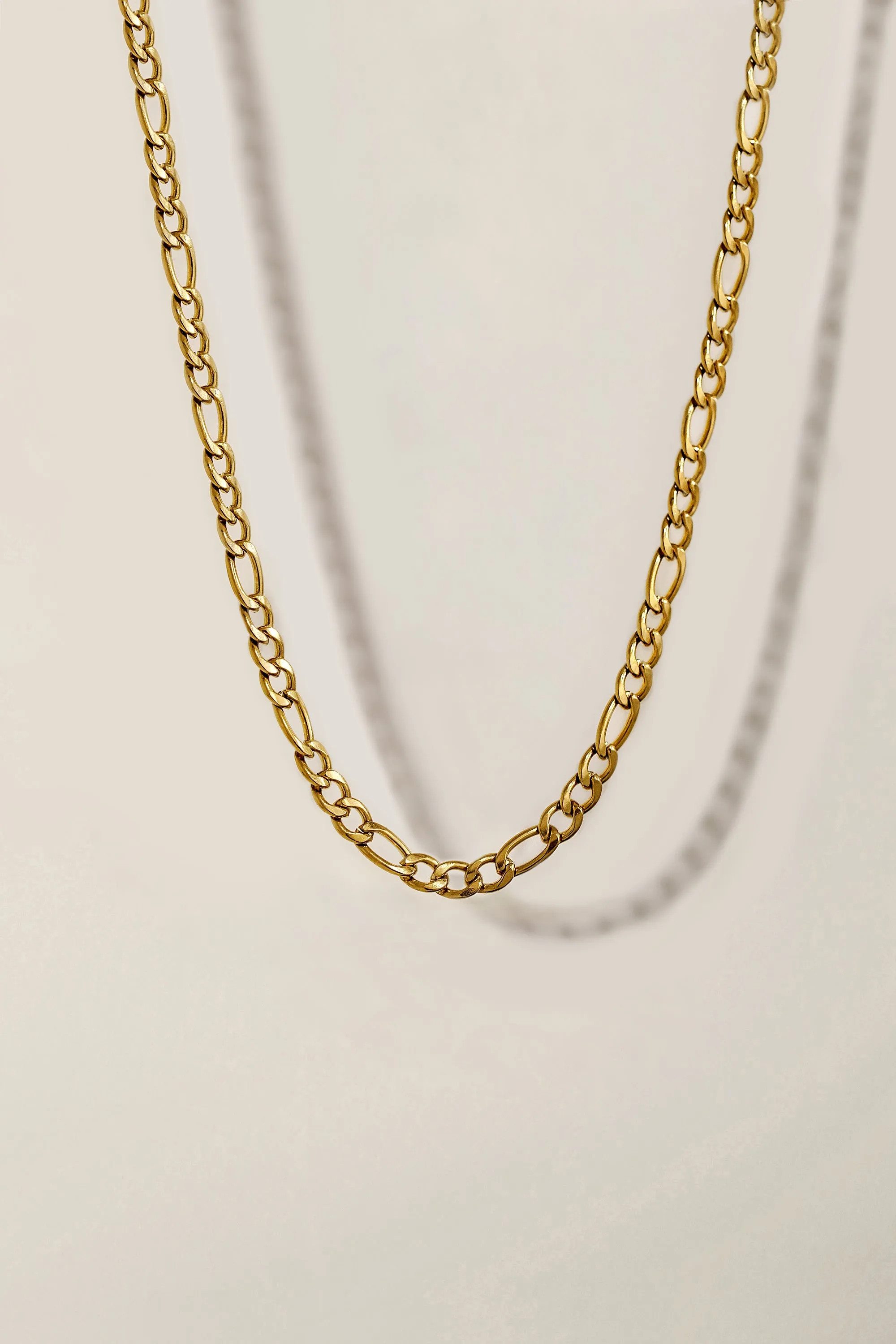 Essentials Figaro Chain Necklace 6mm