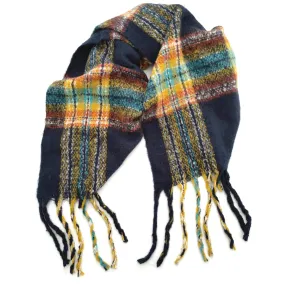 Extra Thick Check Patterned Scarf