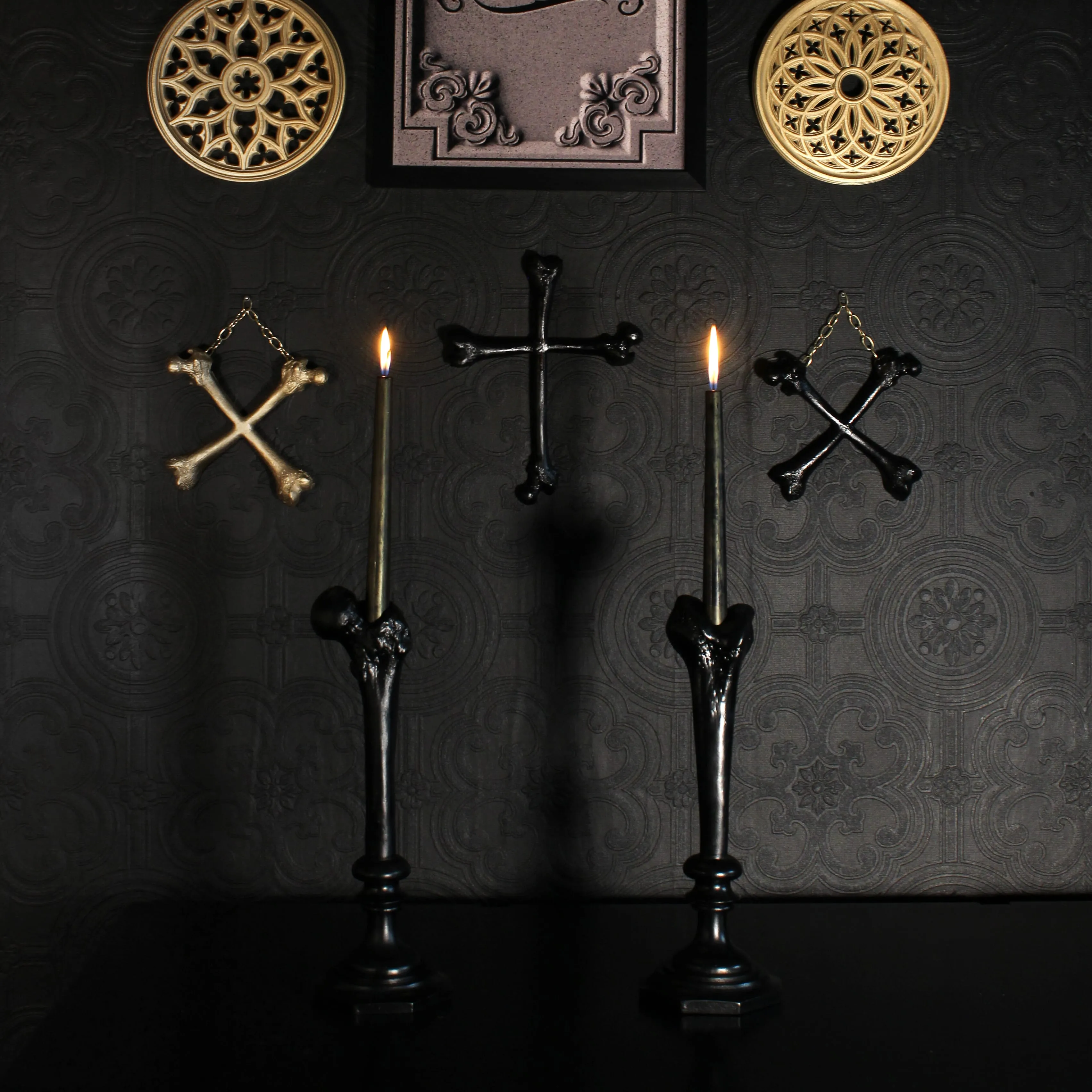 Femur Bone Candlestick Holder