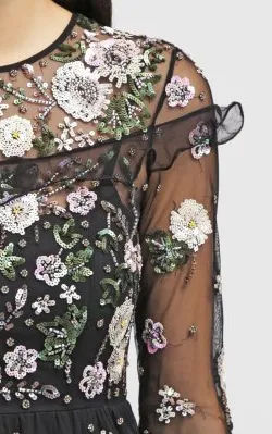 Floral Embroidered Dress