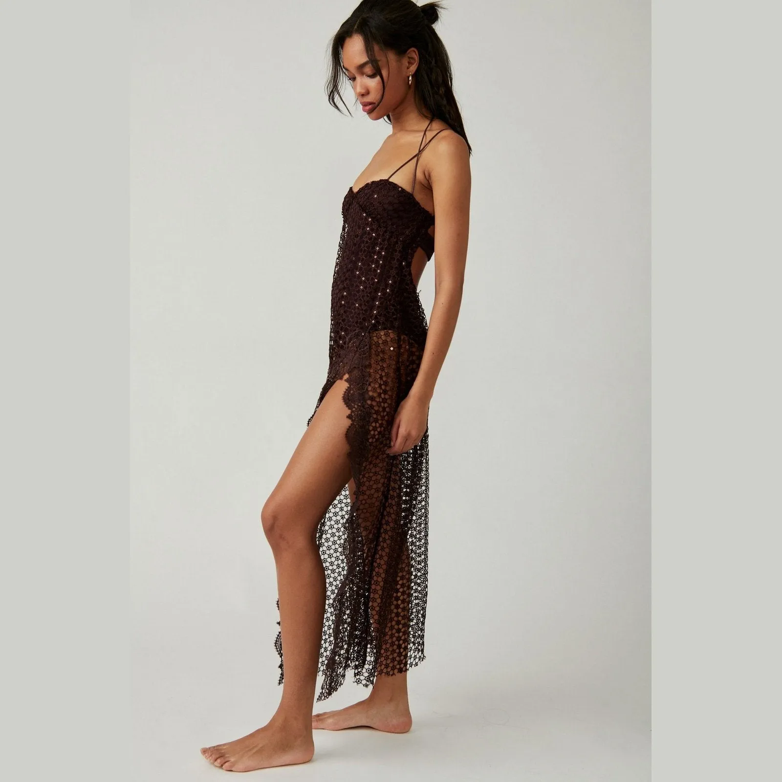 Free People Smoke & Mirrors Bodysuit