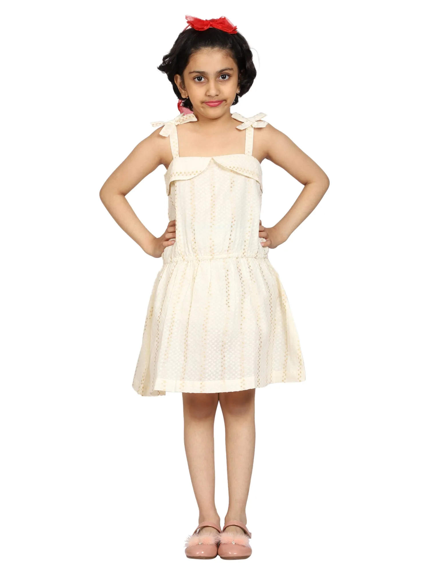 Girl's Bow Strap Frock