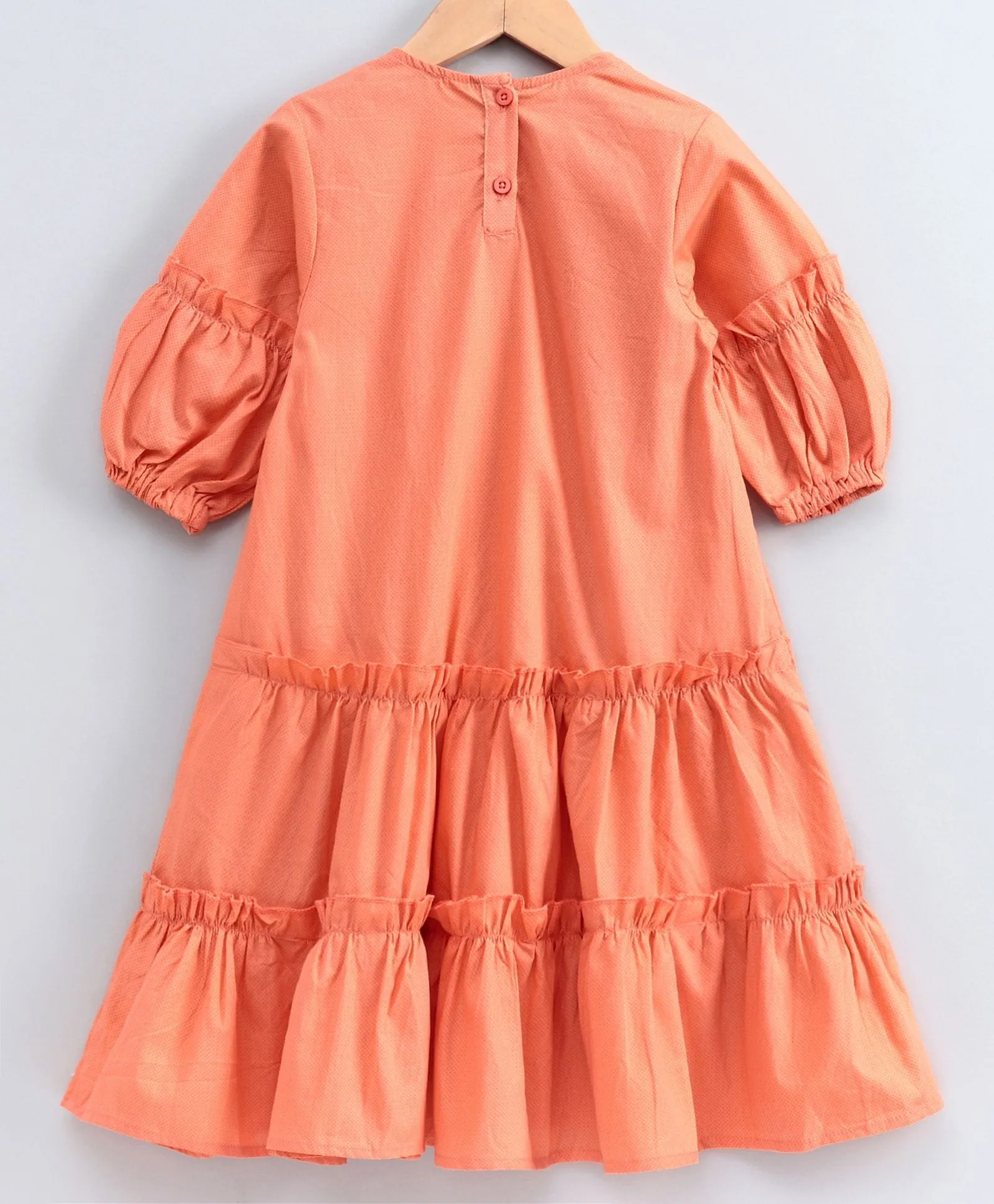 Girls Dress With Frilled Layer