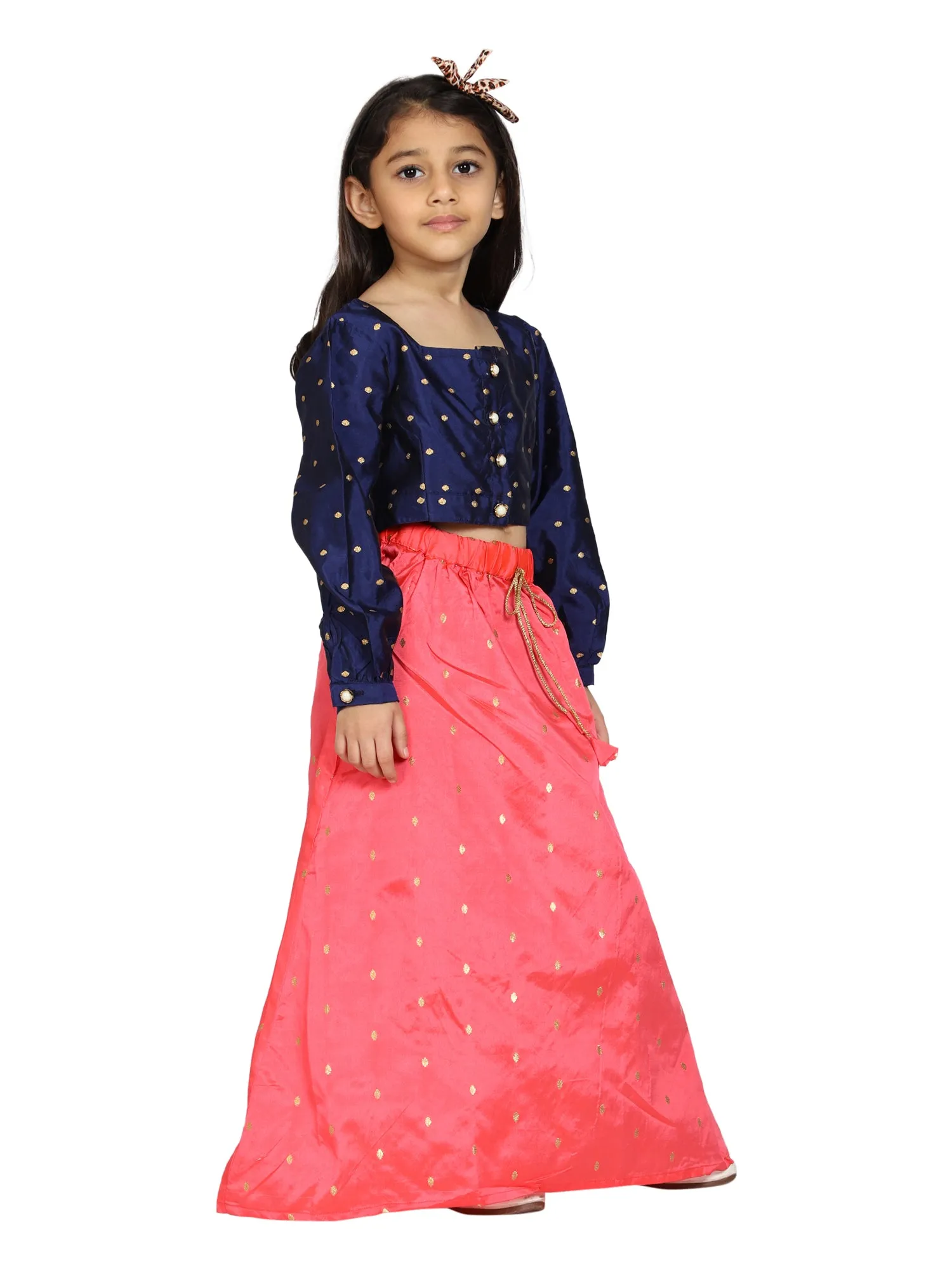 Girls Ghagra Choli Ethnic Set