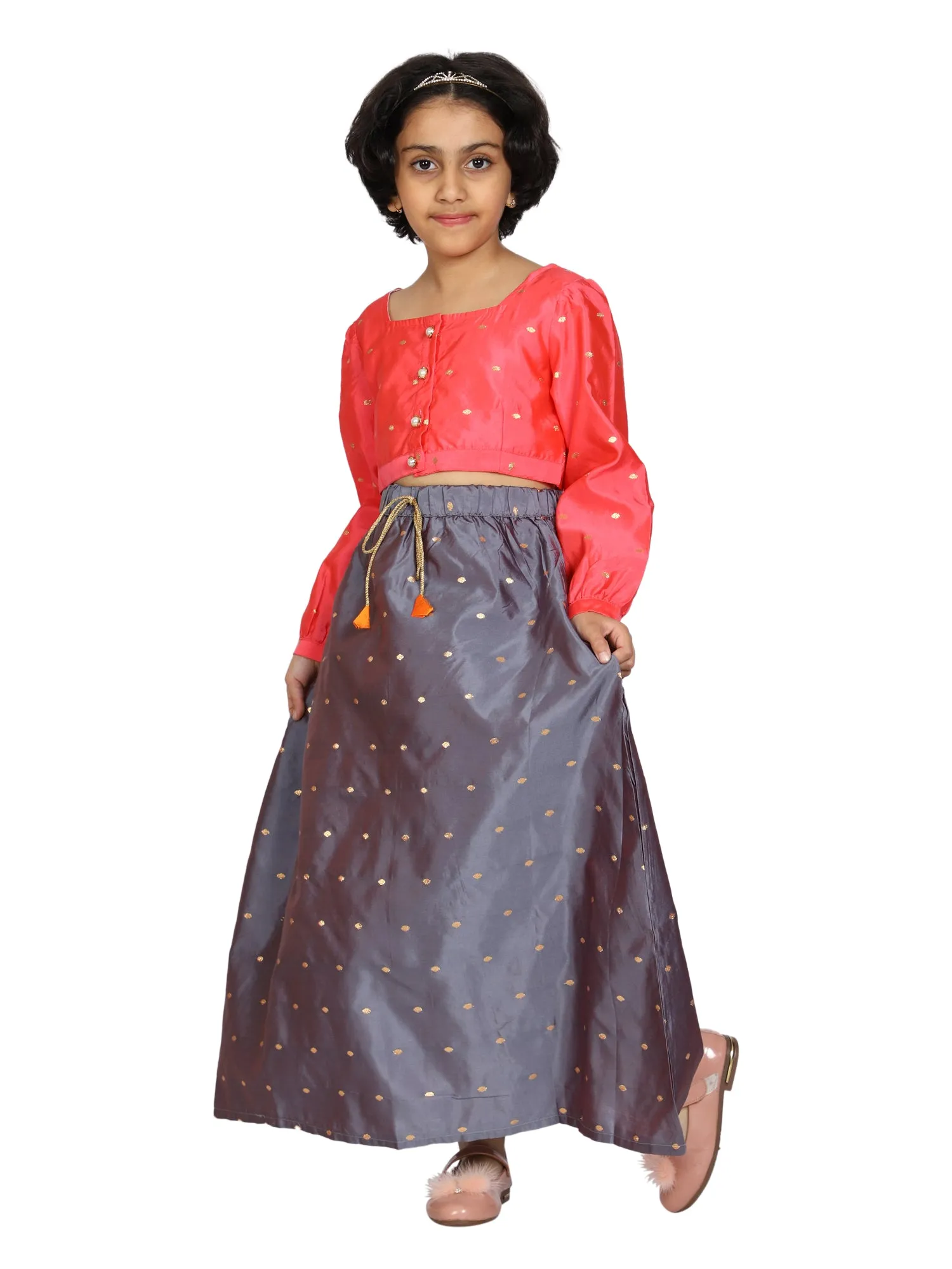 Girls Ghagra Choli Ethnic Set