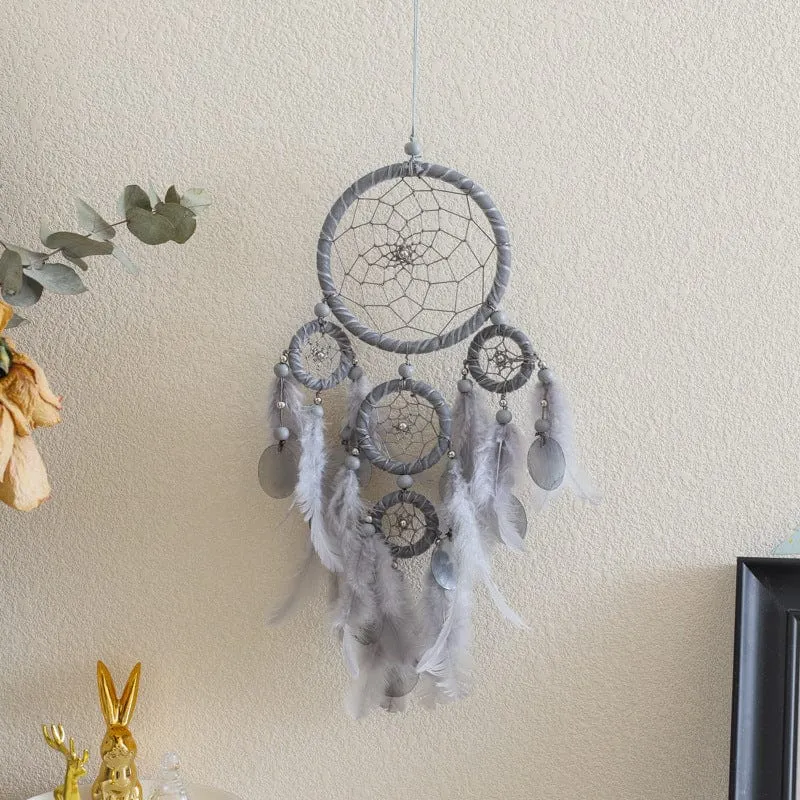 Gothic Spider Web Feather Multiple Dreamcatcher