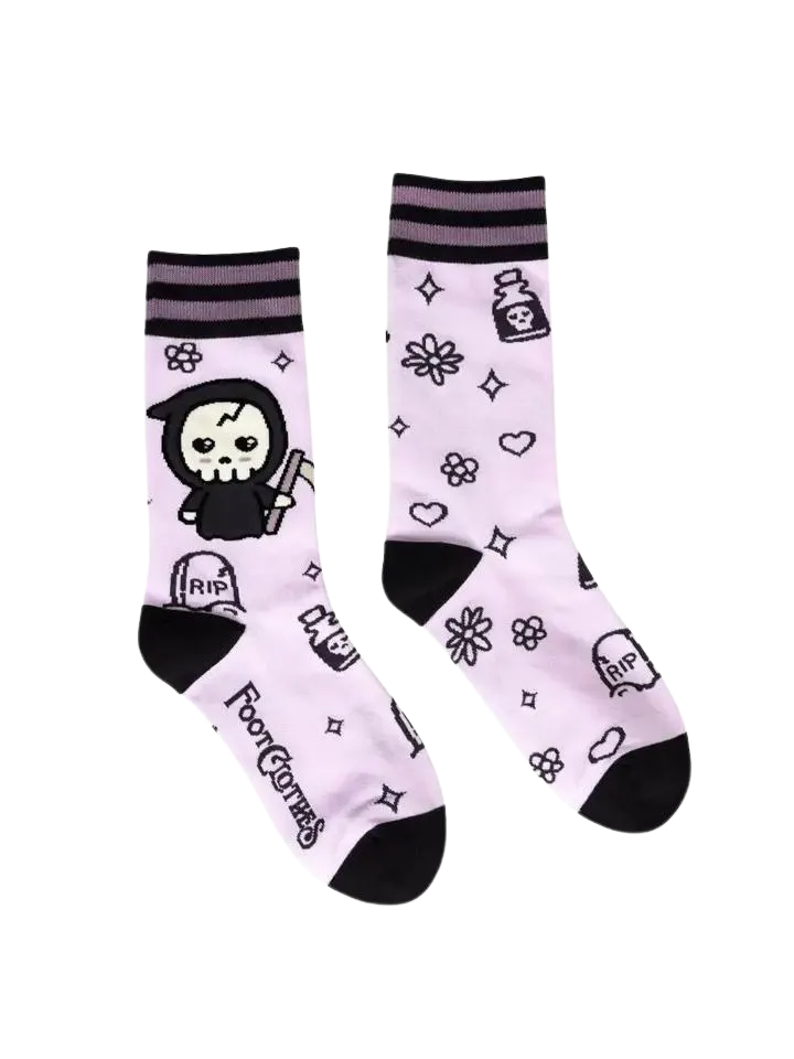 Grim Reaper Crew Socks