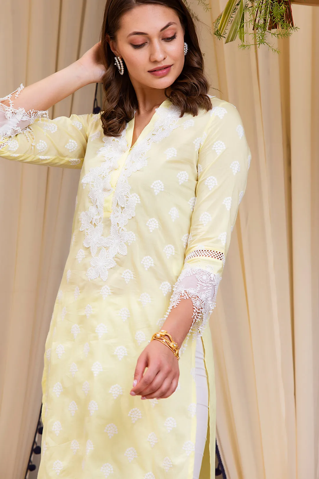 Heather Kurta Lemon Yellow