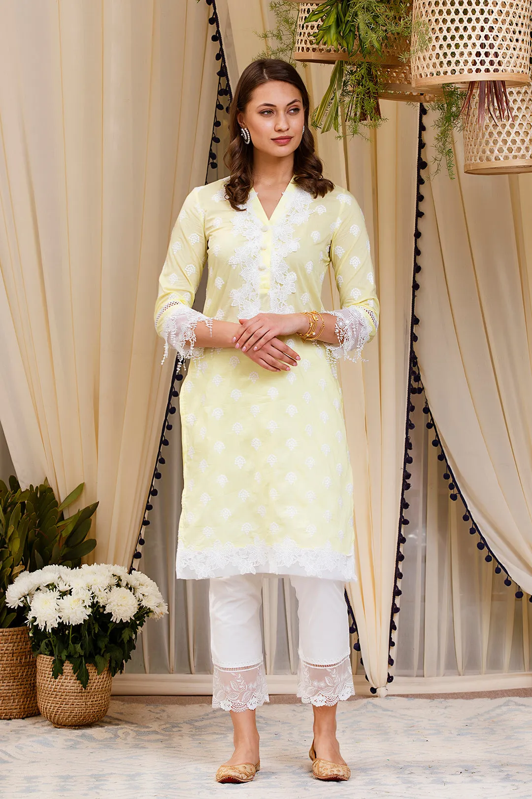 Heather Kurta Lemon Yellow