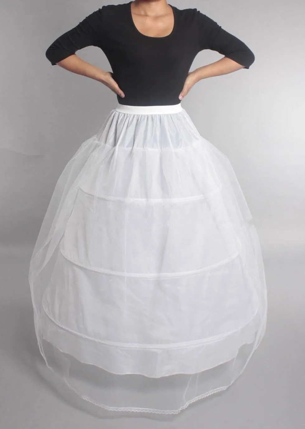 Hot Bridal Wedding Petticoat Underskirt  Plus Size Hoop Crinoline 12 Styles