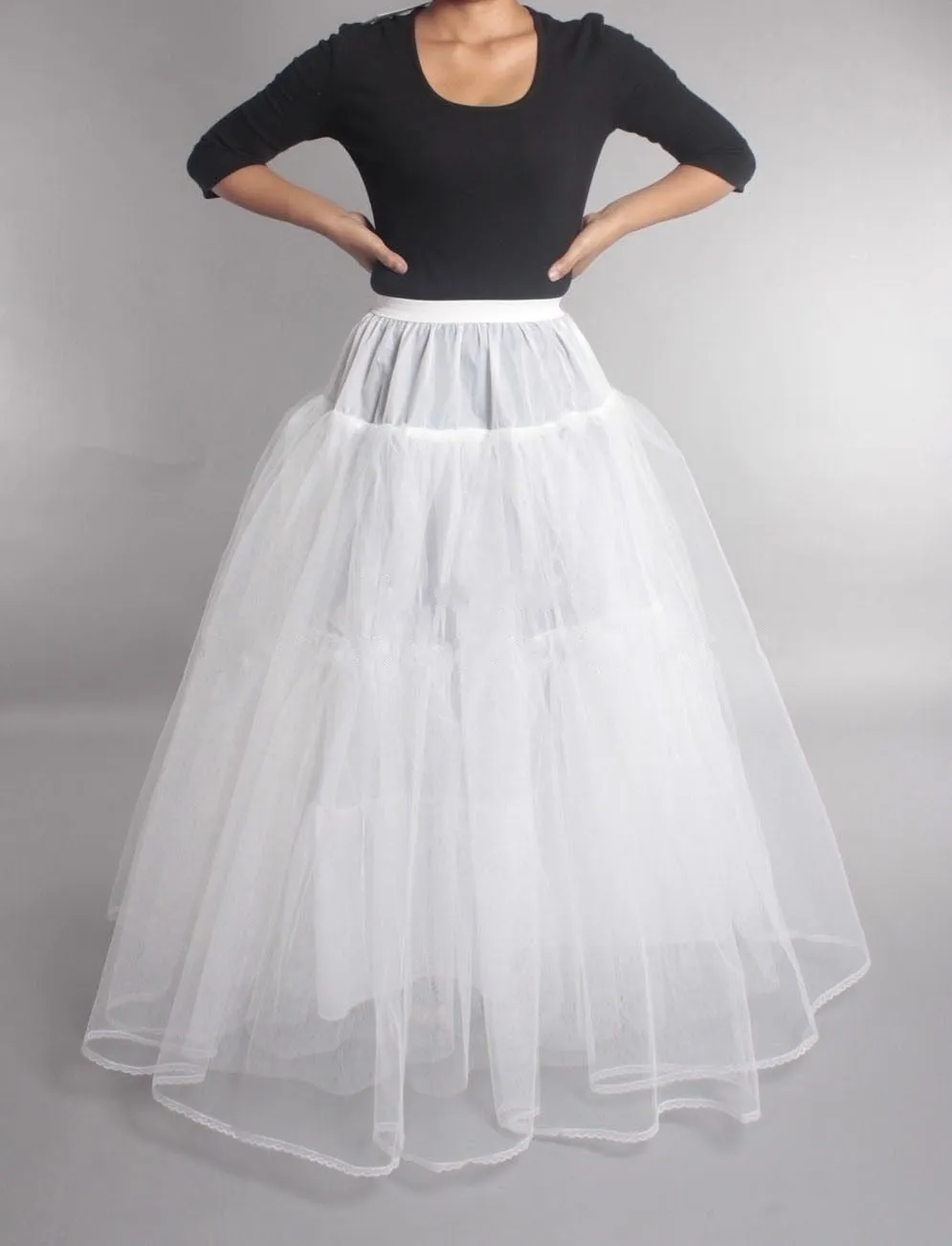 Hot Bridal Wedding Petticoat Underskirt  Plus Size Hoop Crinoline 12 Styles