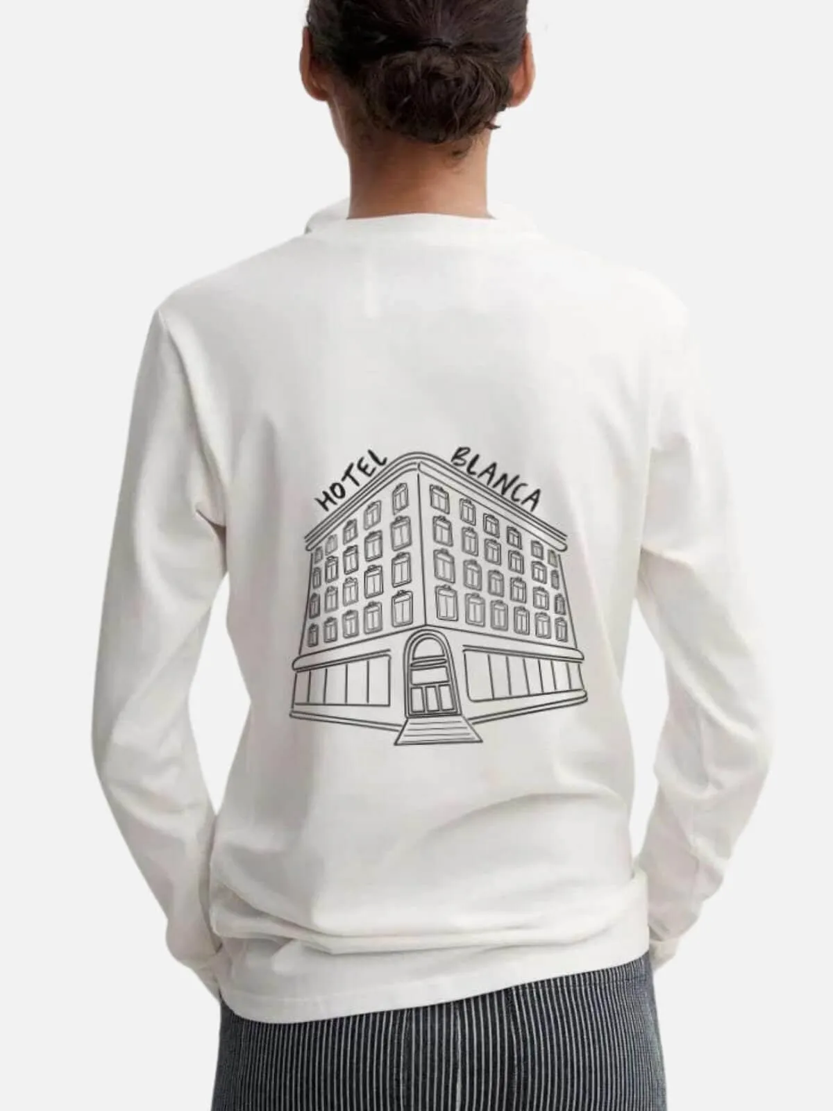 Hotel Blanca LS Tee - White