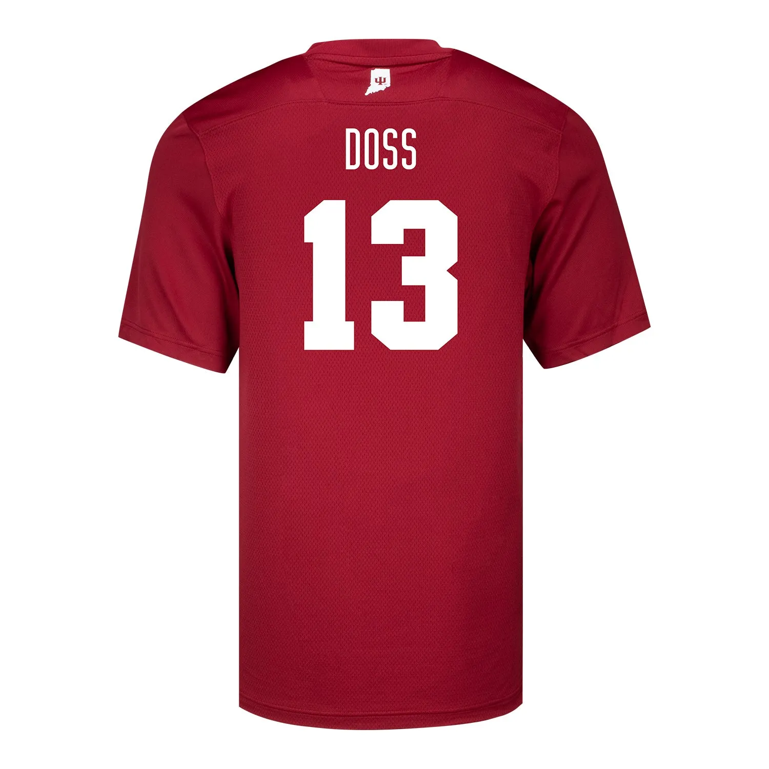 Indiana Hoosiers Adidas #13 Cedarius Doss Crimson Student Athlete Football Jersey