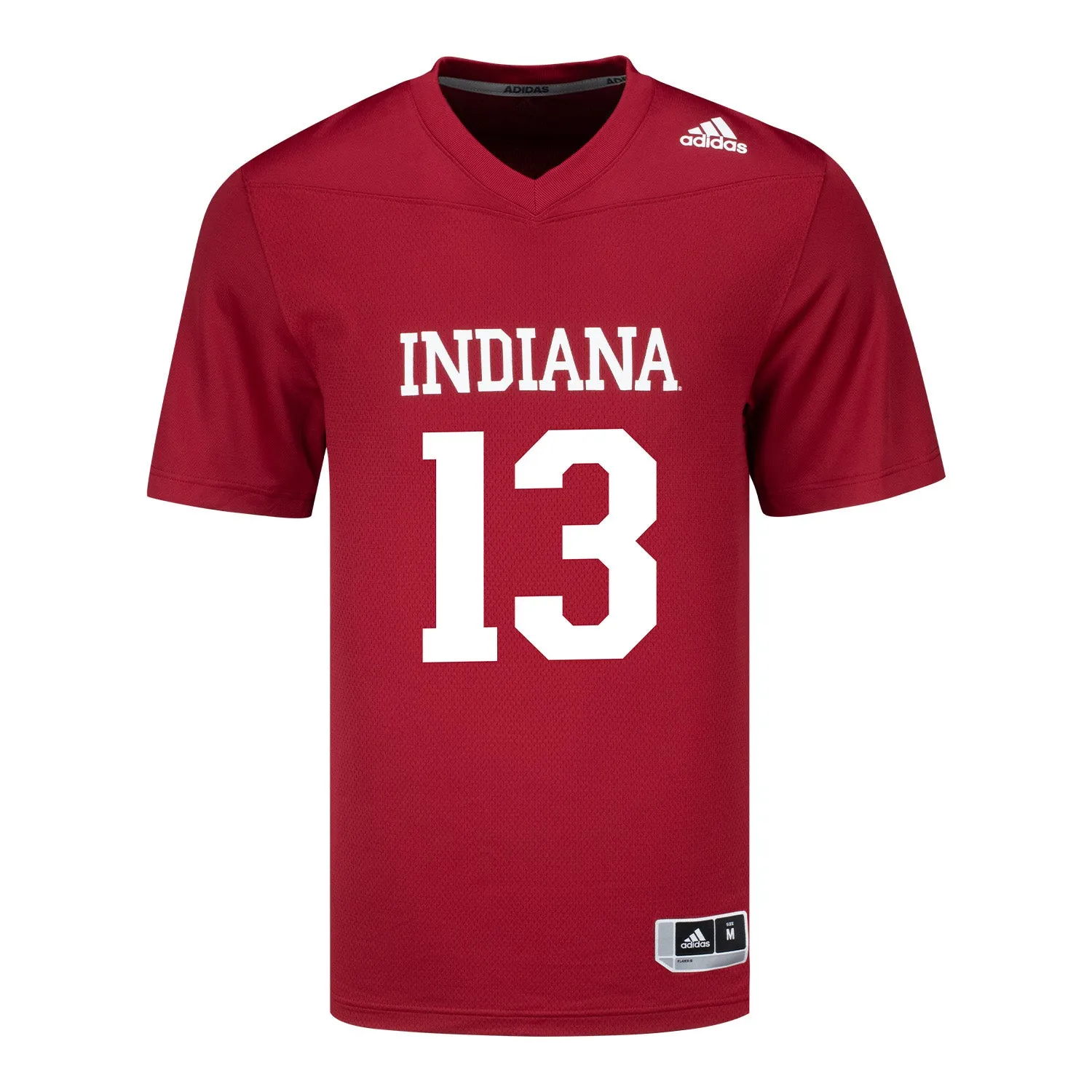 Indiana Hoosiers Adidas #13 Cedarius Doss Crimson Student Athlete Football Jersey