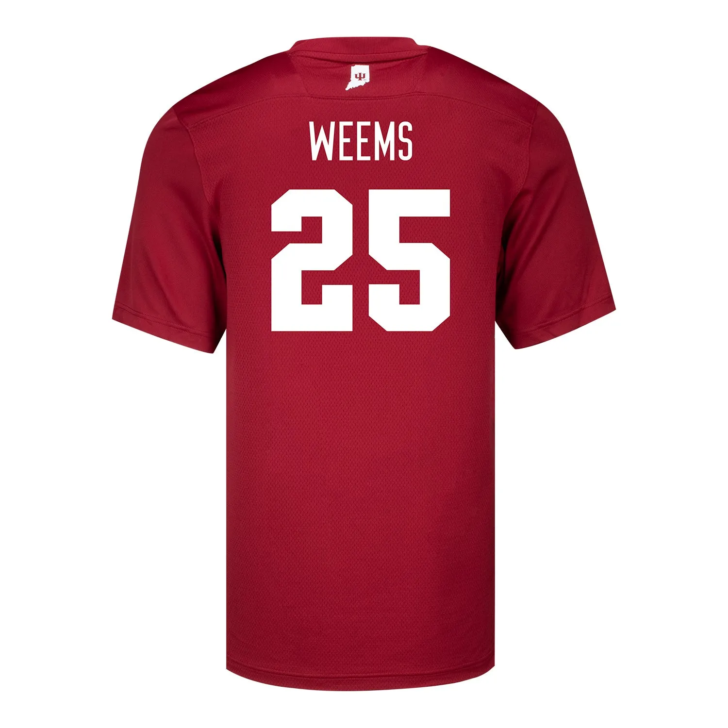 Indiana Hoosiers Adidas #25 Daniel Weems Crimson Student Athlete Football Jersey