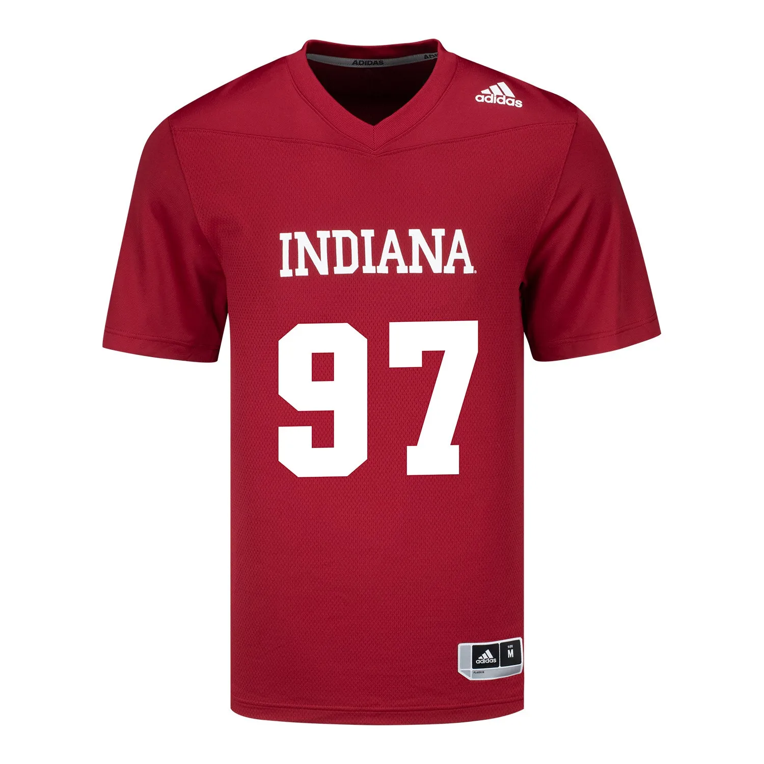 Indiana Hoosiers Adidas #97 Mario Landino Crimson Student Athlete Football Jersey