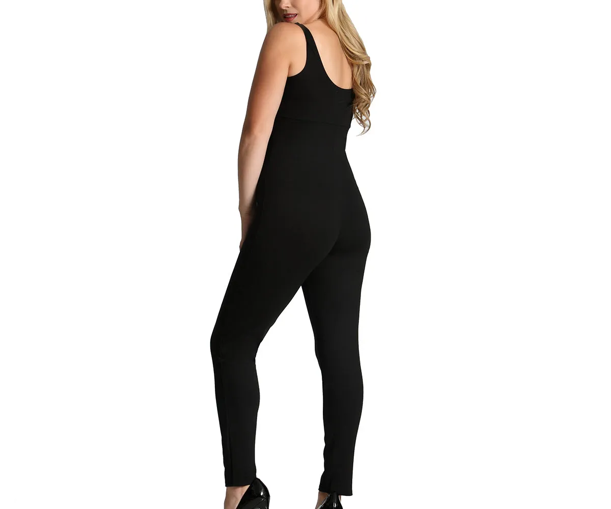 InstantFigure Curvy Plus Size Pant Bodysuit scoop neck 168231C