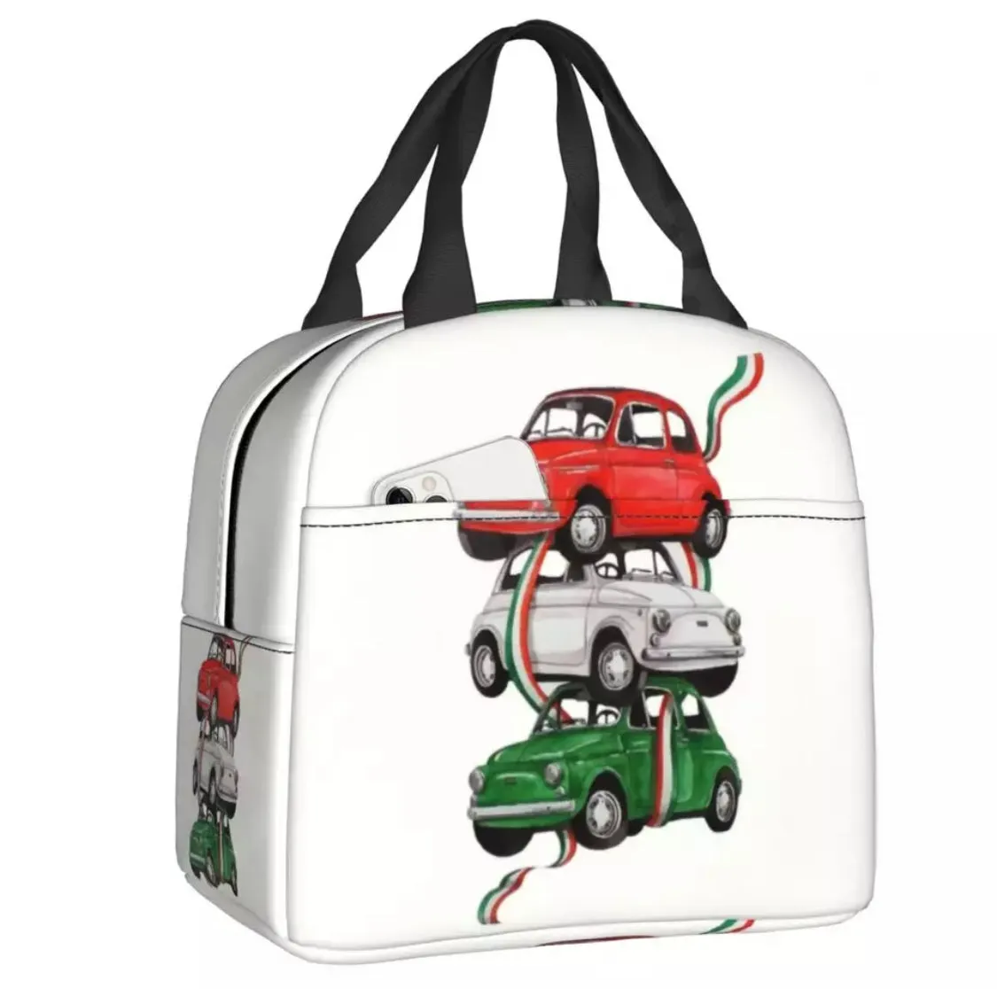 Italia National Team / Insulated Lunch Tote Bag for Women Italian Soccer Football Portable Cooler Thermal lunch Box Kids School Children