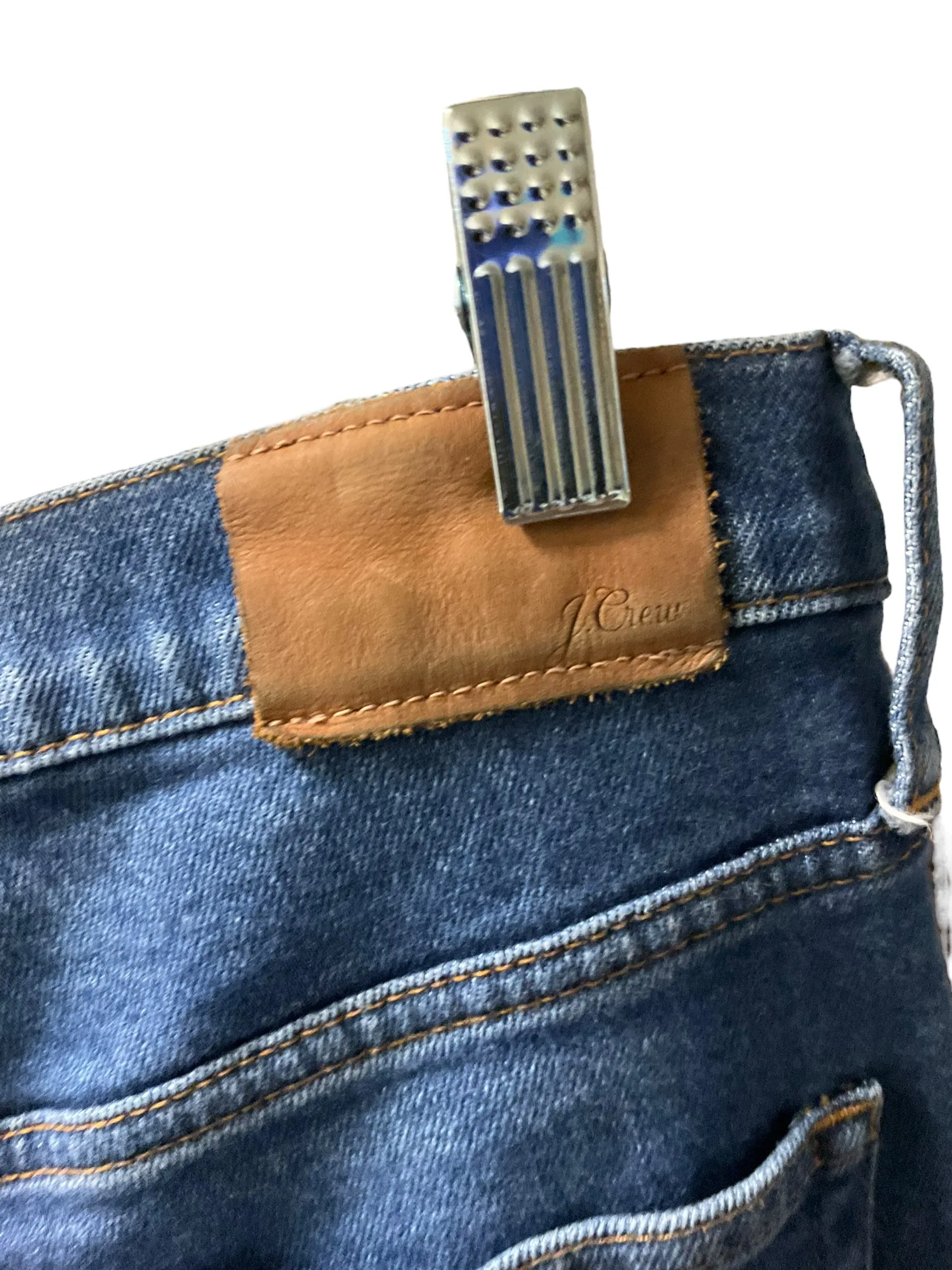 Jeans Cropped By J. Crew In Blue Denim, Size: 6