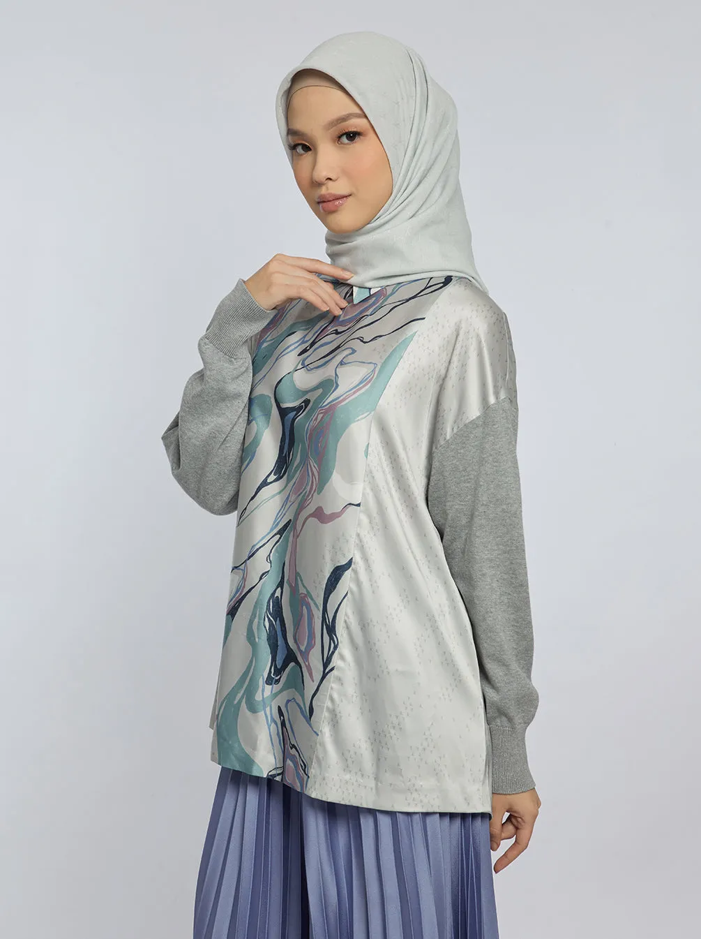 KAIYA TOP GREY PEARL