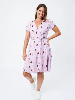 Katie Wrap Dress - Two Step Lavender