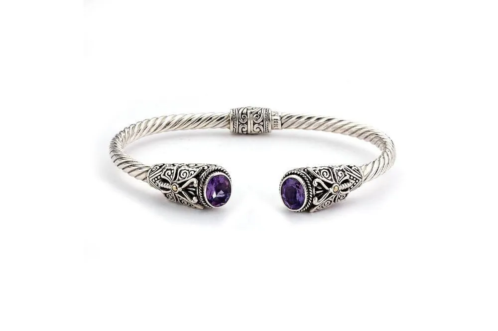 Kupu Kupu Bangle- Amethyst