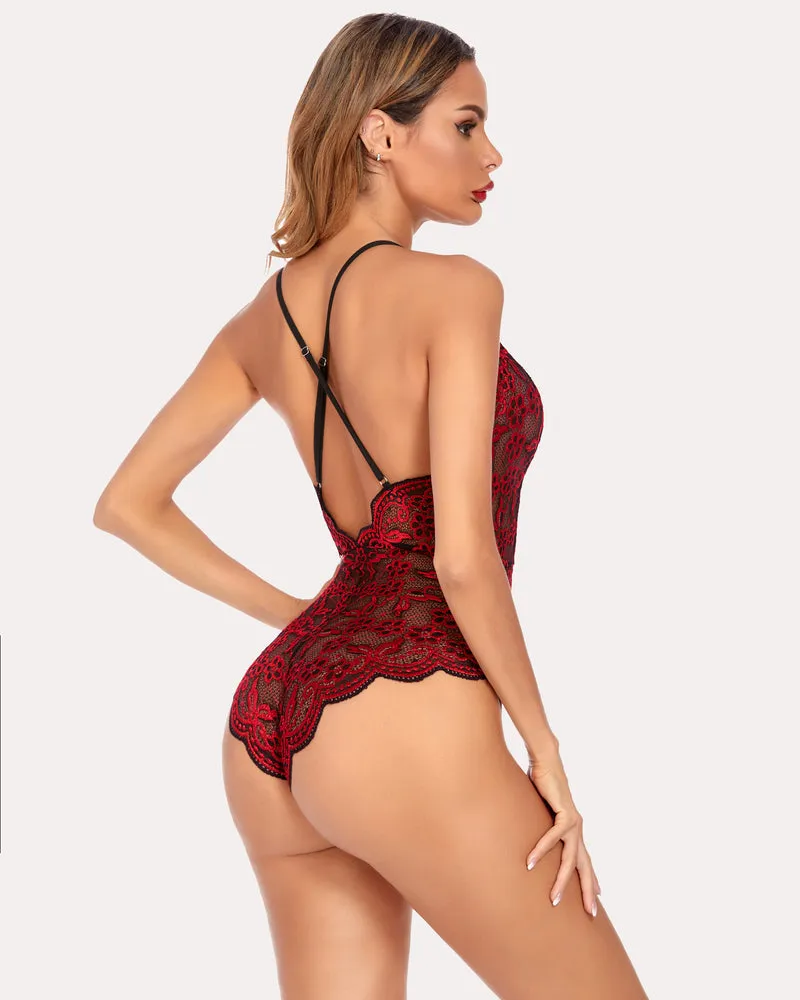 Lace One Piece Teddy Lingerie