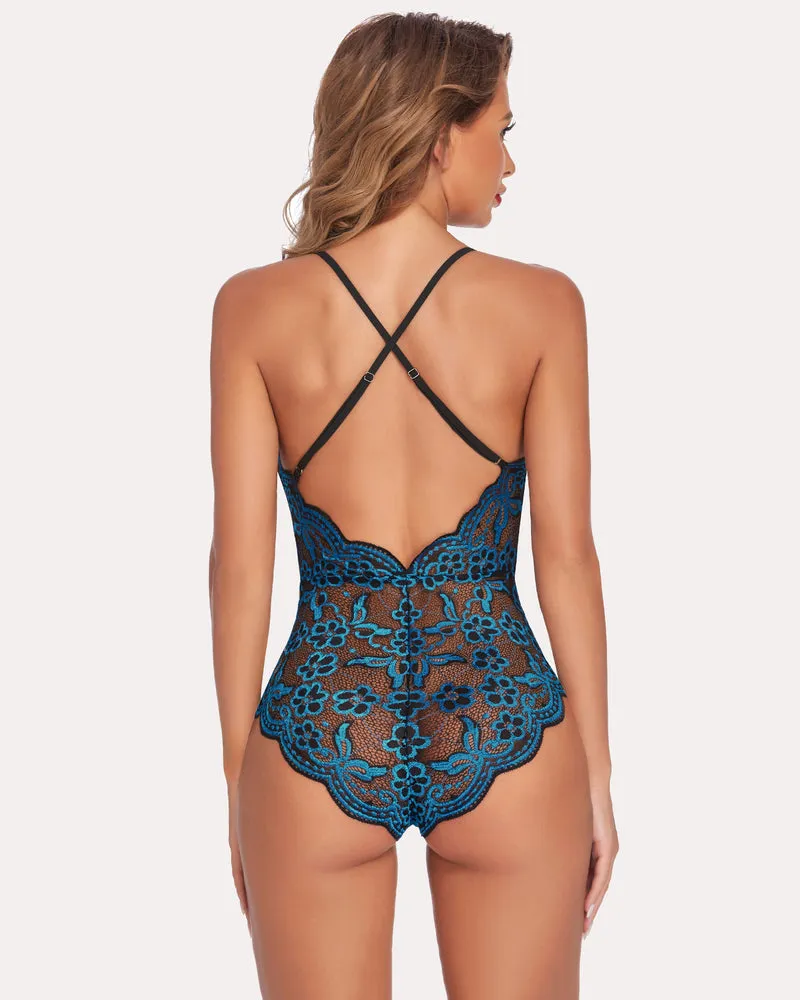 Lace One Piece Teddy Lingerie