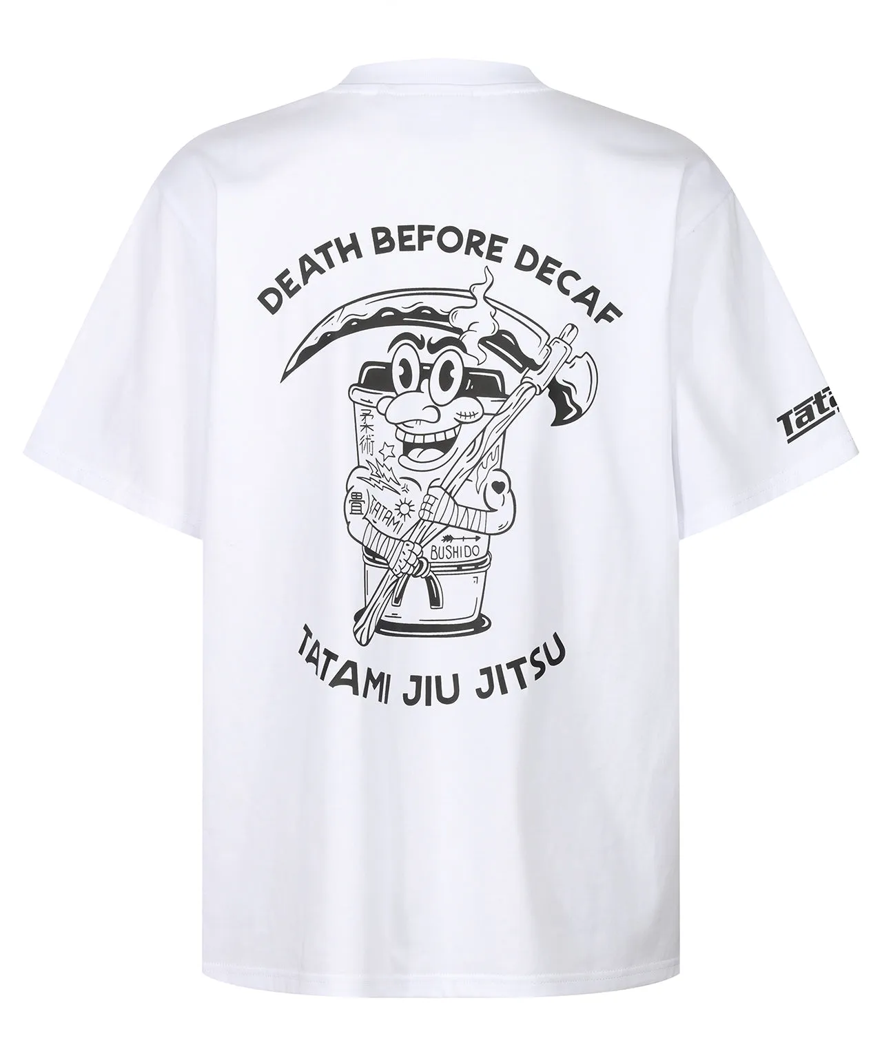 Ladies Decaf Reaper Oversized T-Shirt - White