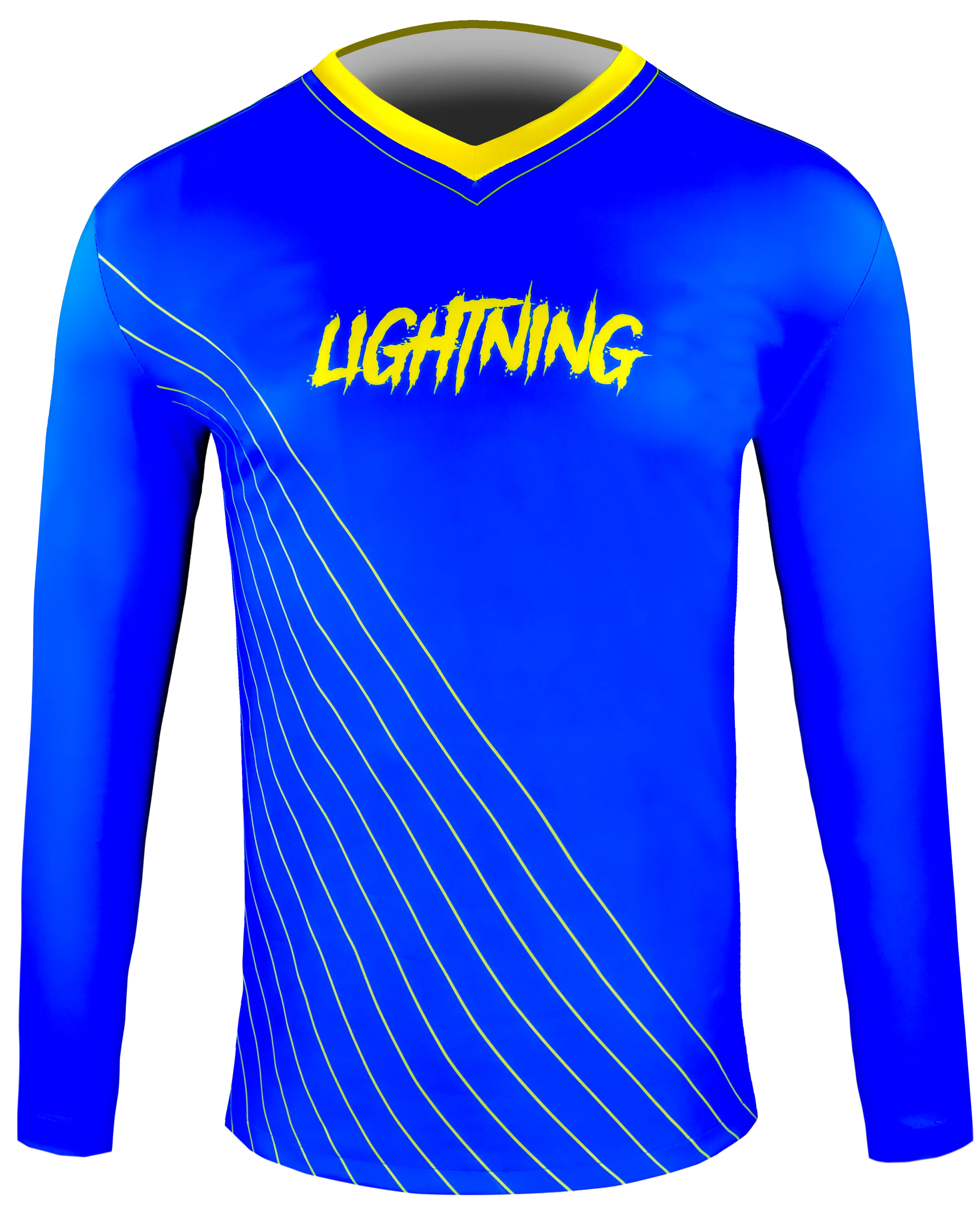 Long Sleeve V Neck Compression Tee