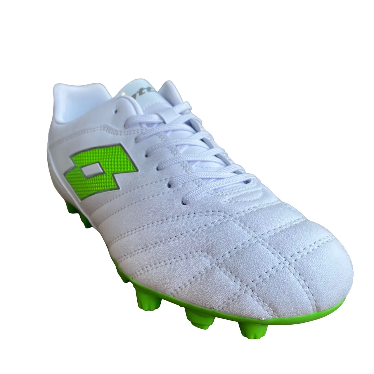 Lotto Men's football boot Stadio 705 FG 219545 1NJ white-green