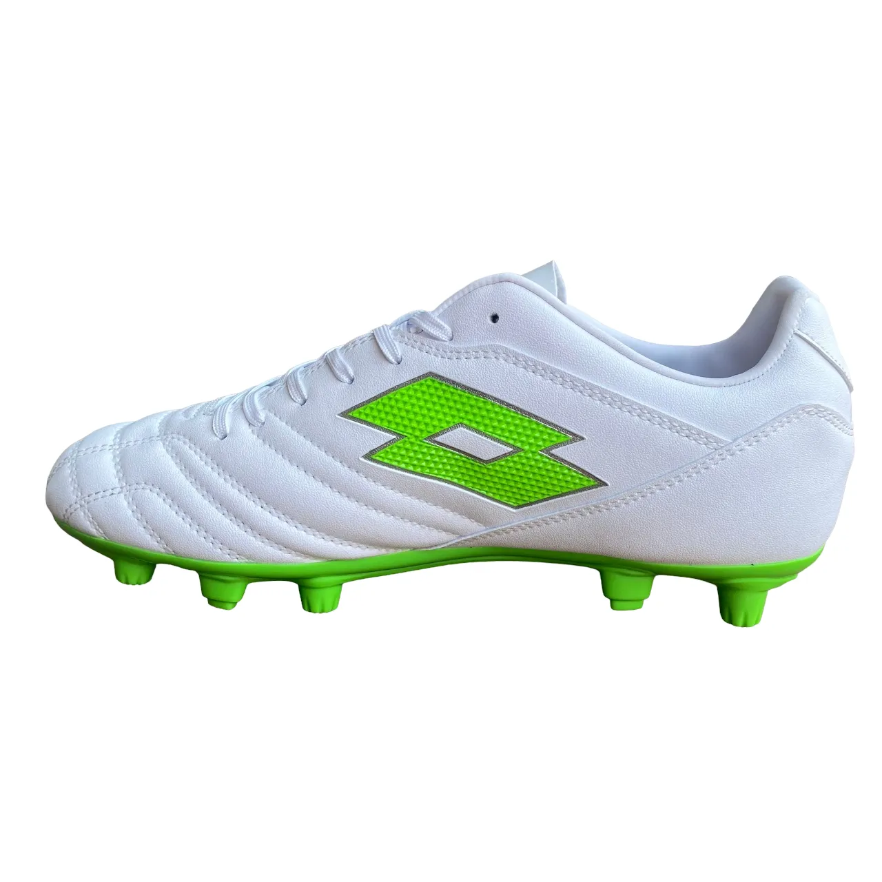 Lotto Men's football boot Stadio 705 FG 219545 1NJ white-green