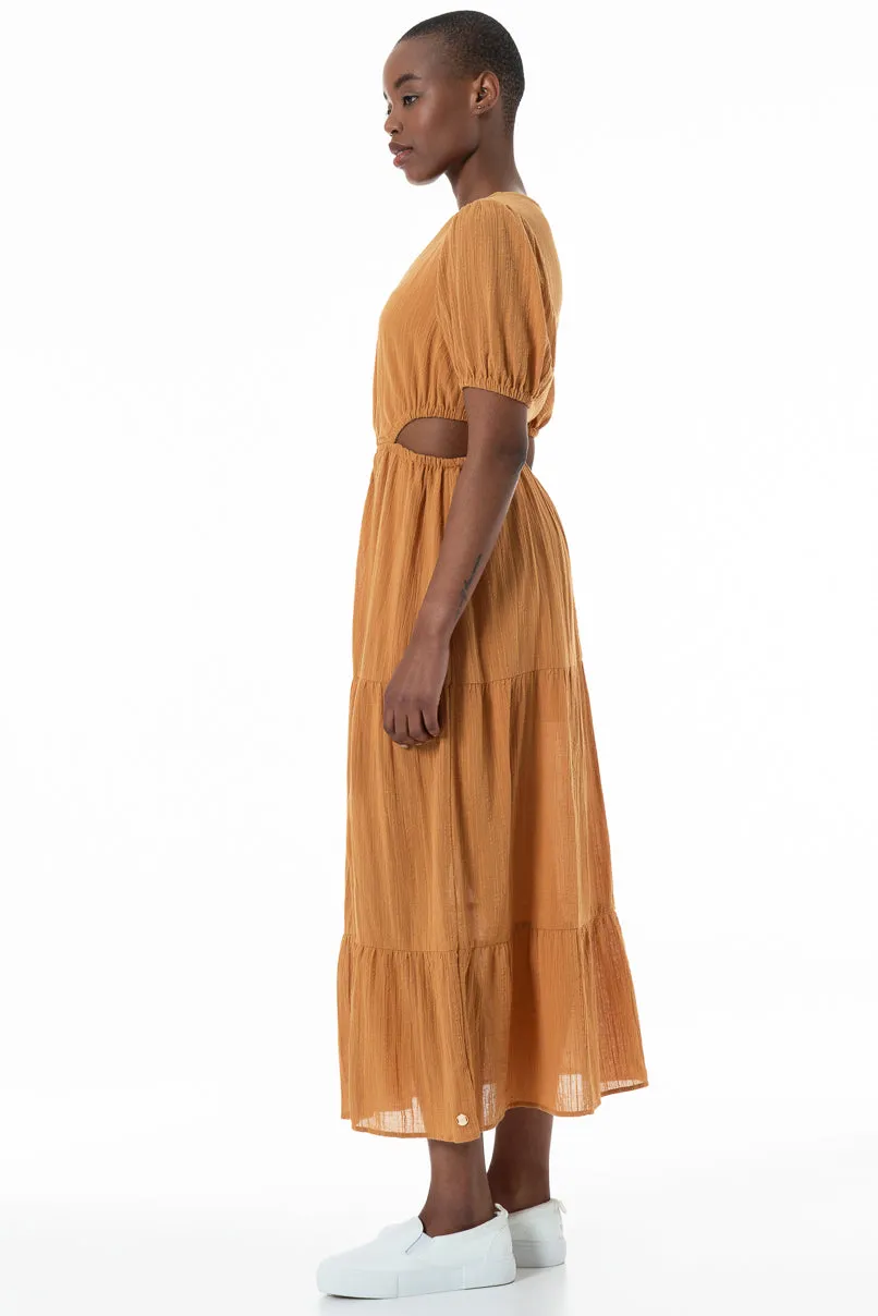 Maxi Dress _ 152151 _ Ochre