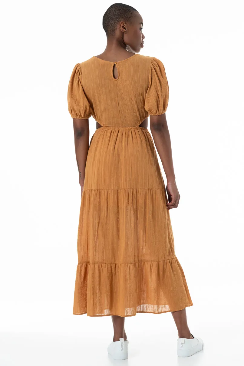 Maxi Dress _ 152151 _ Ochre