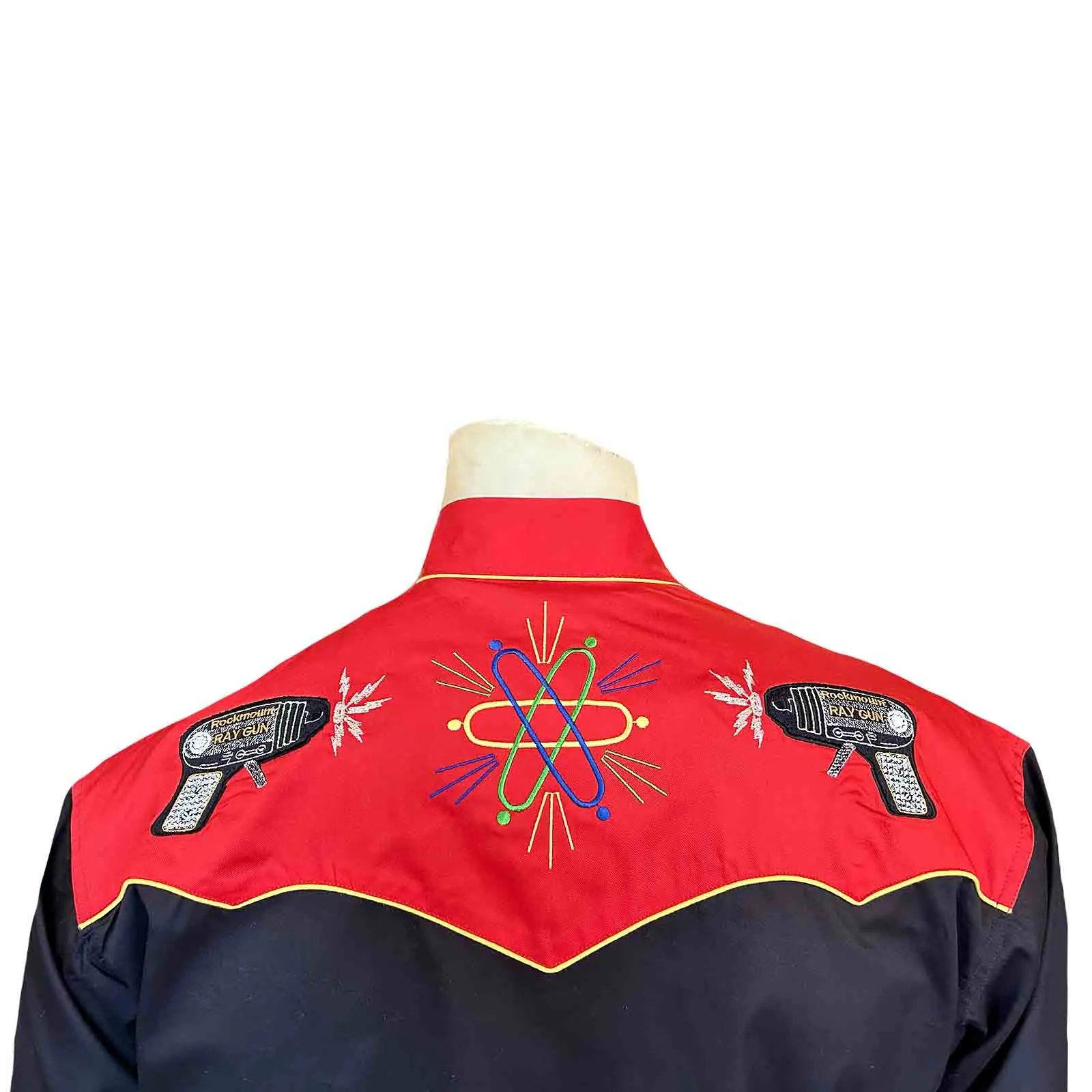 Men's 2-Tone Atomic Cowboy Embroidered Western Shirt