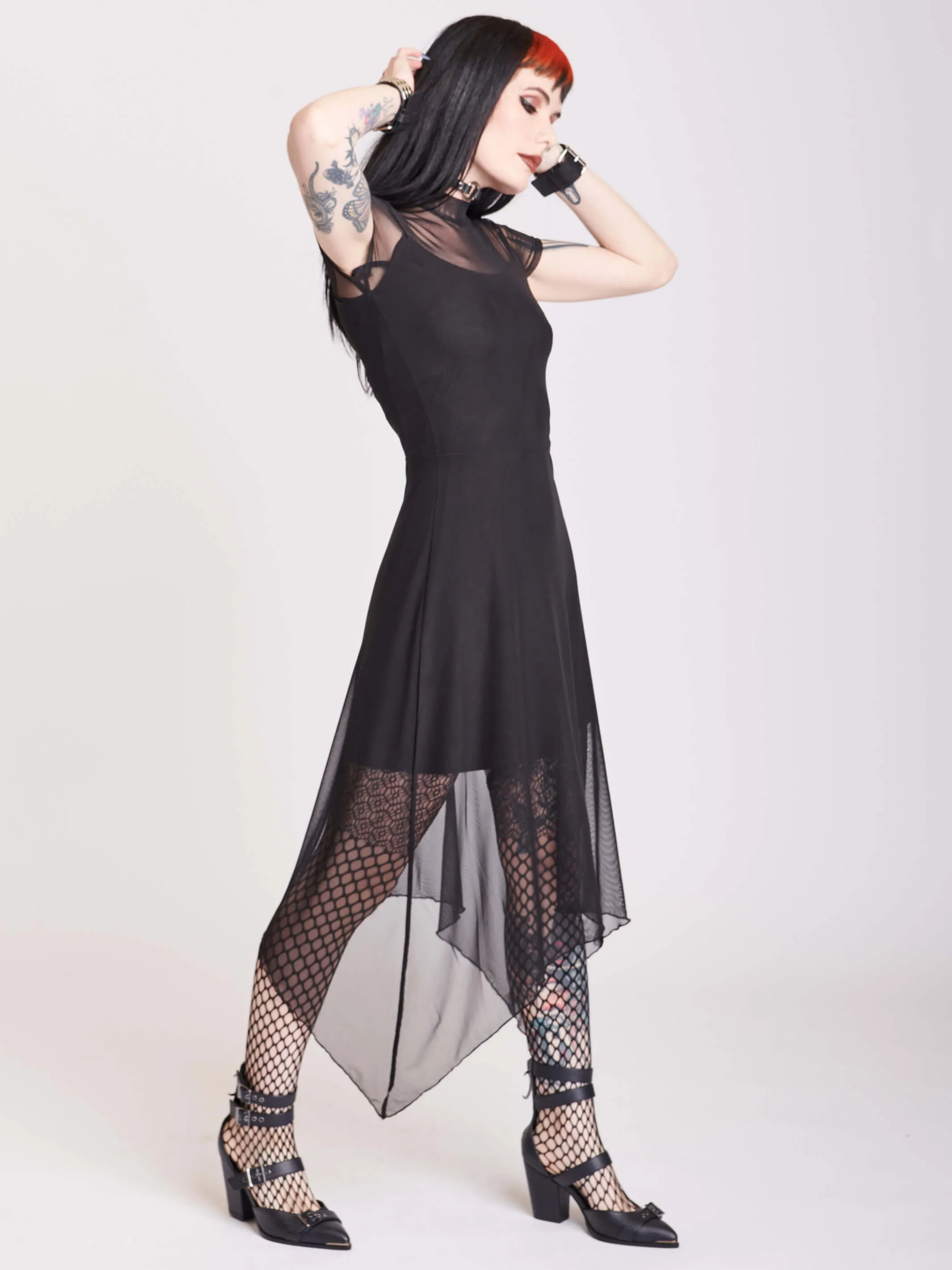 Mesh Fairy Hem Dress