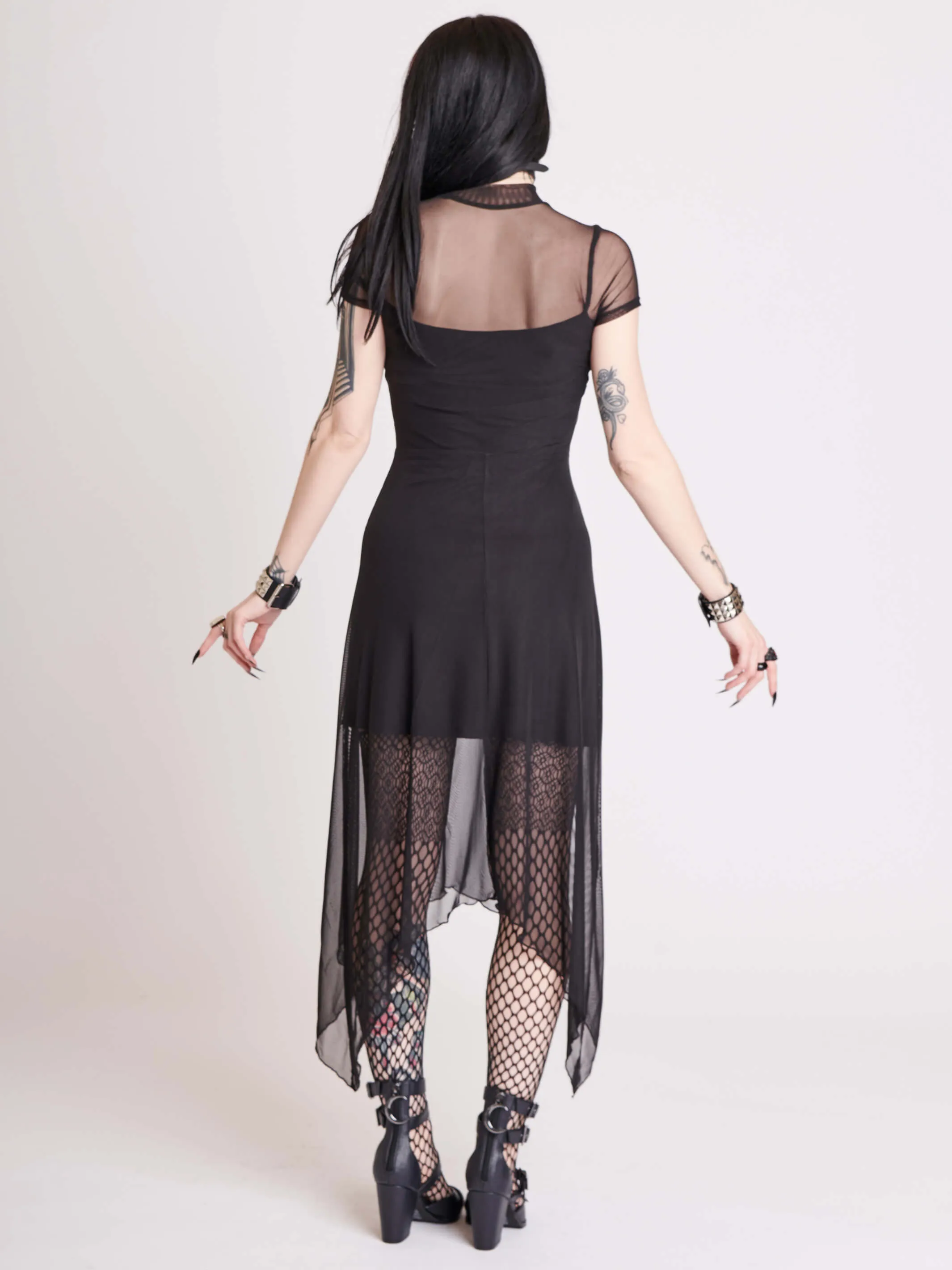 Mesh Fairy Hem Dress