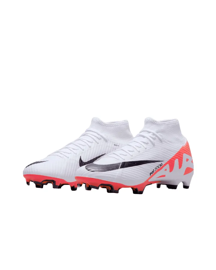 Nike men's football boot Zoom Superfly 9 Academy FG/MG DJ5625-600 crimson white black