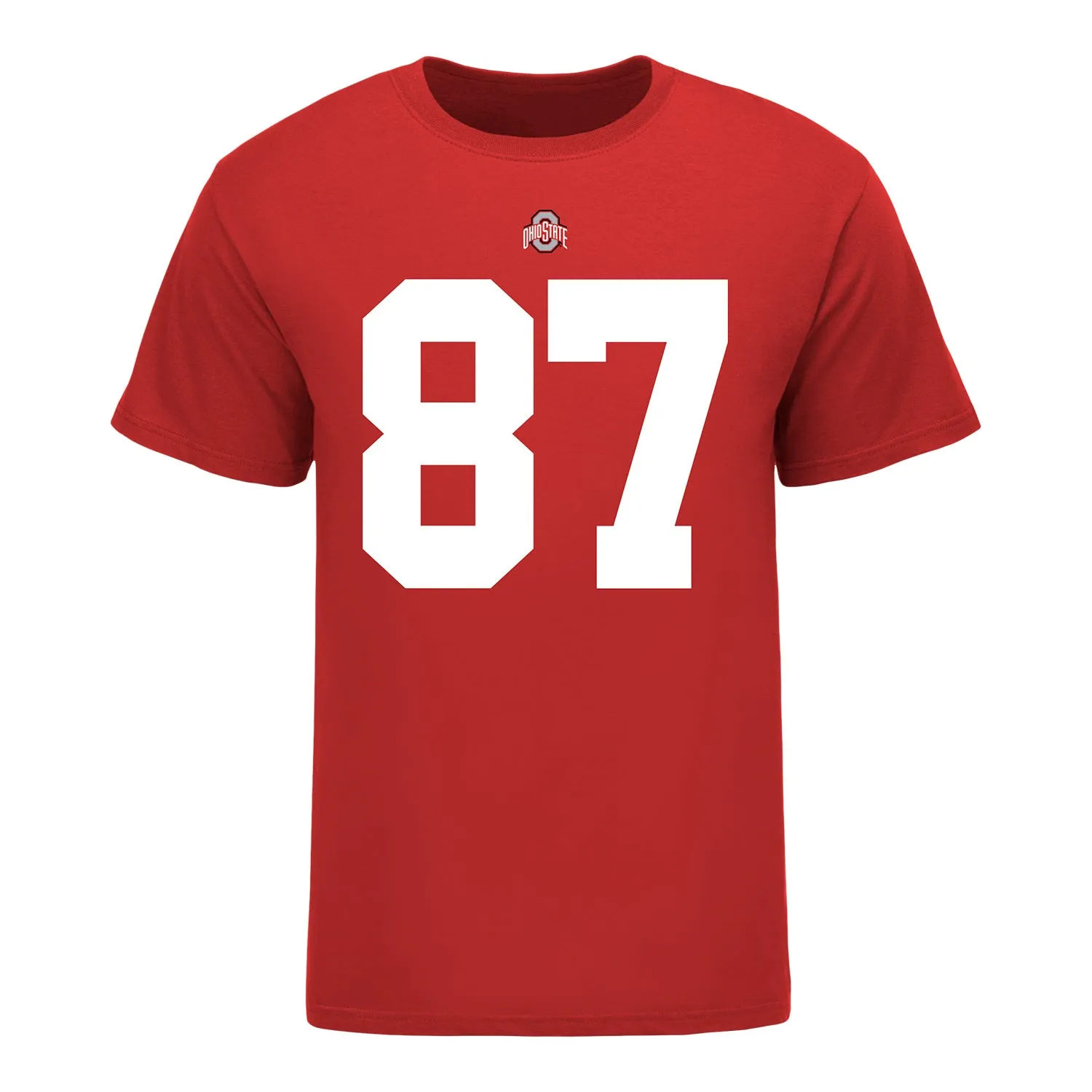 Ohio State Buckeyes #87 Reis Stocksdale Student Athlete Football T-Shirt