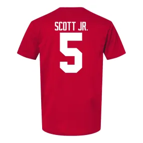 Ohio State Buckeyes Aaron Scott Jr. #5 Student Athlete Football T-Shirt