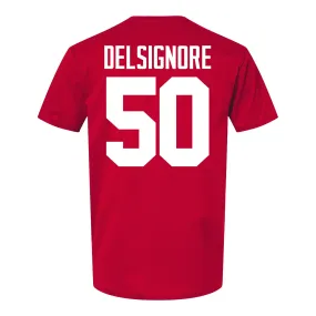 Ohio State Buckeyes Alec DelSignore #50 Student Athlete Football T-Shirt