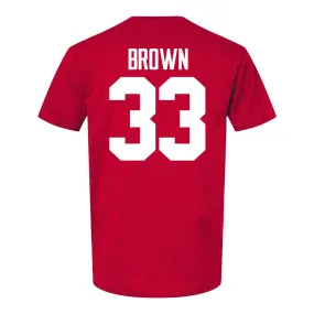 Ohio State Buckeyes Devin Brown #33 Student Athlete Football T-Shirt