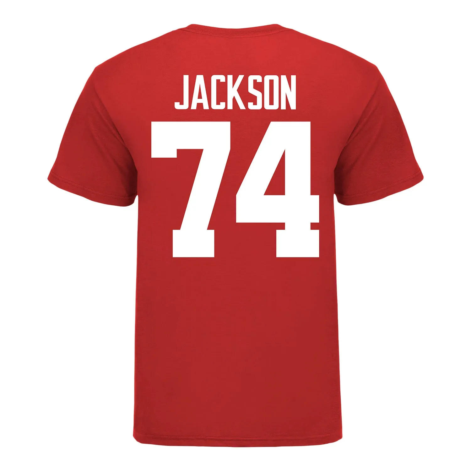 Ohio State Buckeyes Donovan Jackson #74 Student Athlete Football T-Shirt