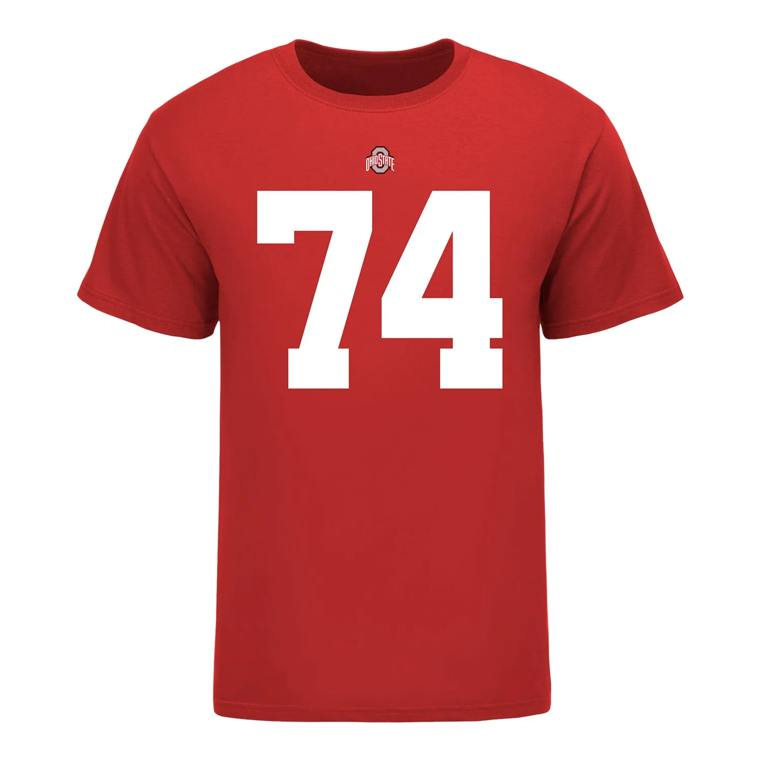 Ohio State Buckeyes Donovan Jackson #74 Student Athlete Football T-Shirt