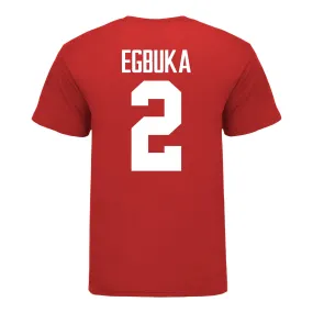 Ohio State Buckeyes Emeka Egbuka #2 Student Athlete Football T-Shirt