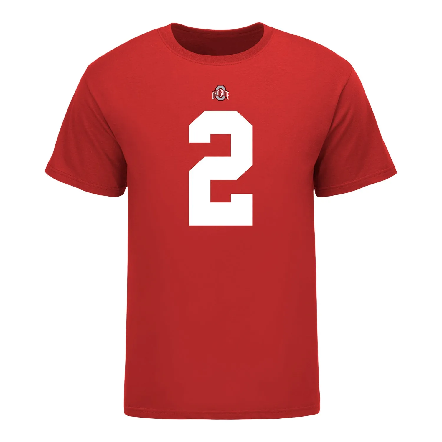 Ohio State Buckeyes Emeka Egbuka #2 Student Athlete Football T-Shirt