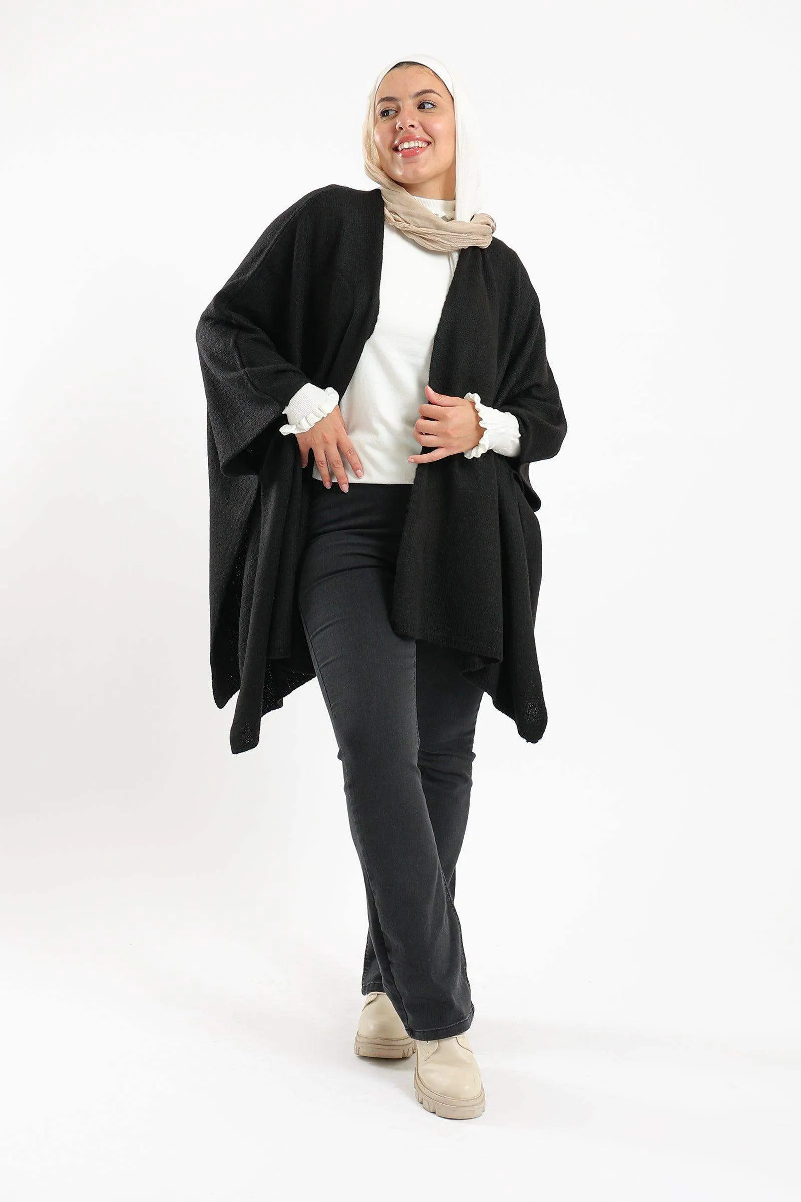 One Size Wool Poncho